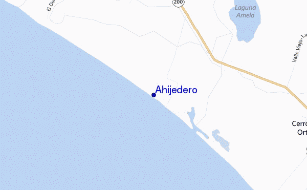 Ahijedero location map