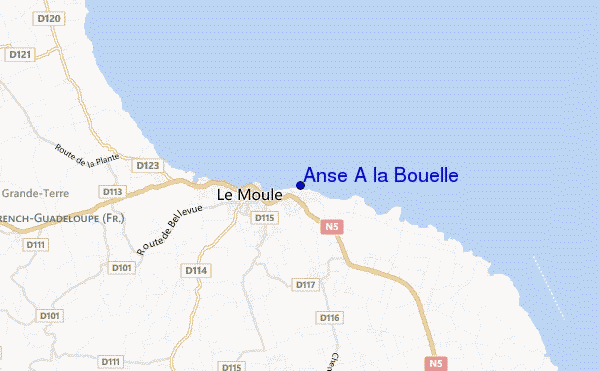Anse A la Bouelle location map