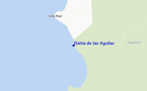 Bahia de las Aguilas location map