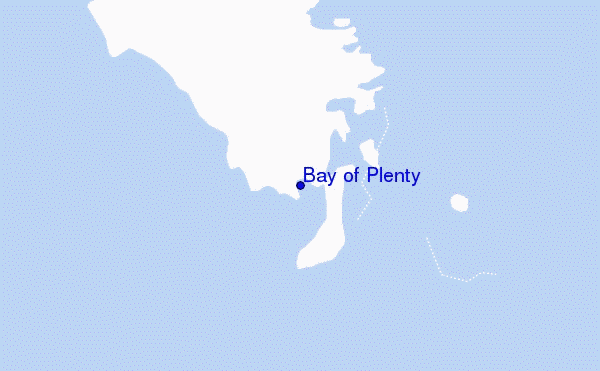 Bay of Plenty location map