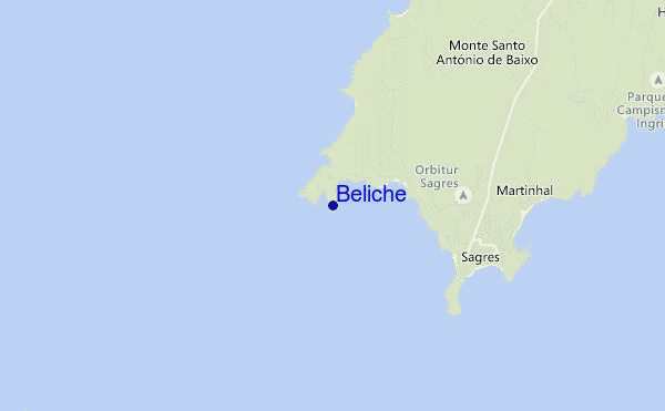Beliche location map