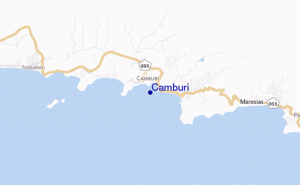 Camburi location map