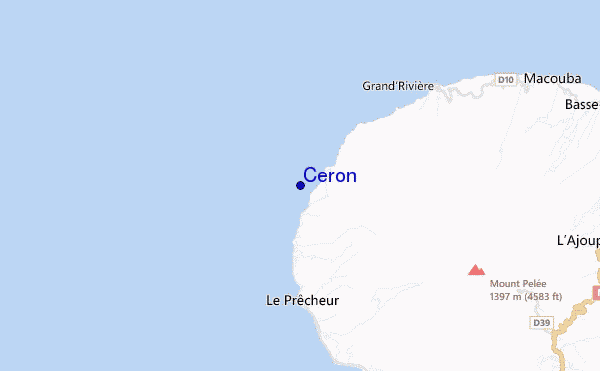 Ceron location map