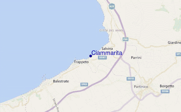 Ciammarita location map