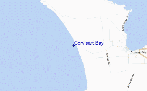 Corvisart Bay location map