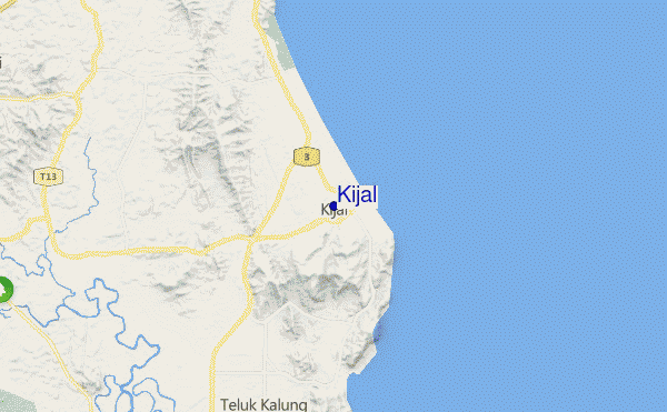 Kijal location map