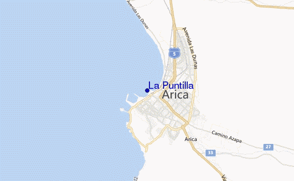 La Puntilla location map