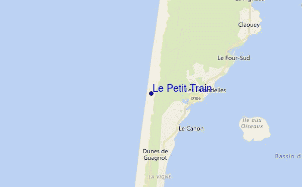 Le Petit Train location map