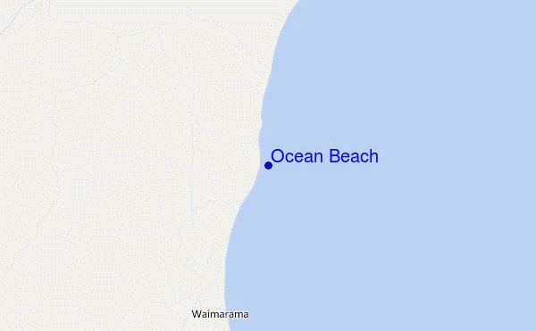 Ocean Beach location map