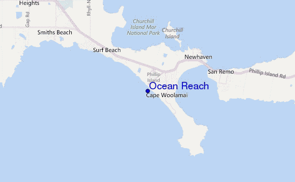 Ocean Reach location map