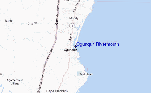 Ogunquit Rivermouth location map