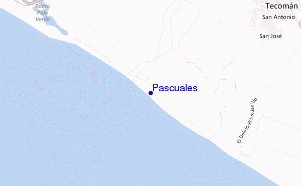 Pascuales location map