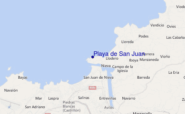 Playa de San Juan location map