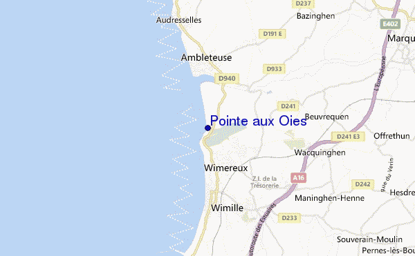 Pointe aux Oies location map