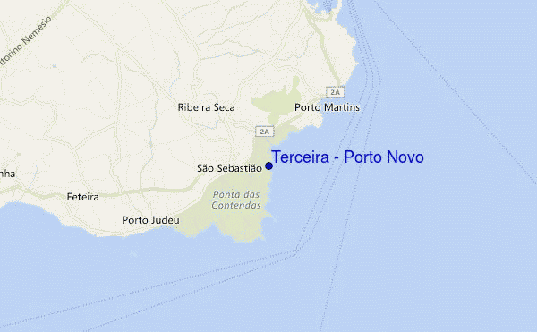 Terceira - Porto Novo location map