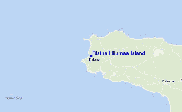 Ristna Hiiumaa Island location map
