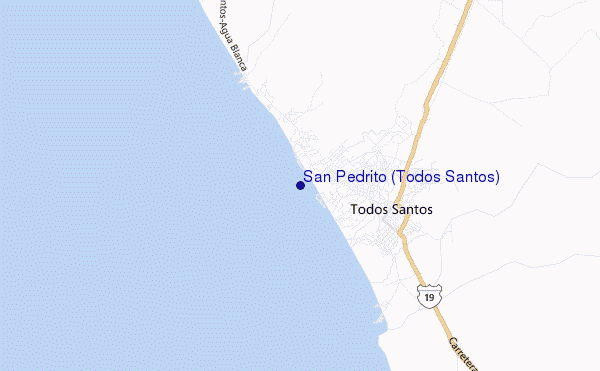 San Pedrito (Todos Santos) location map
