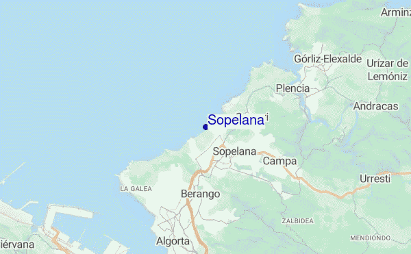 Sopelana location map