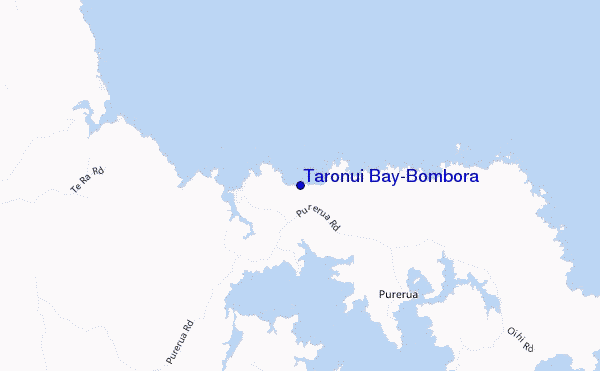 Taronui Bay-Bombora location map