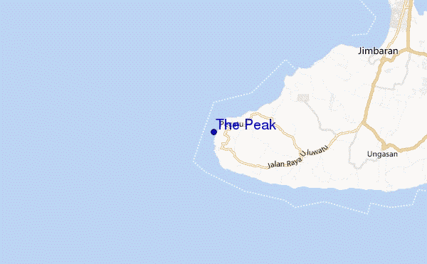 The Peak location map