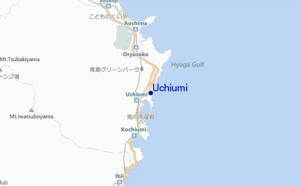 Uchiumi location map