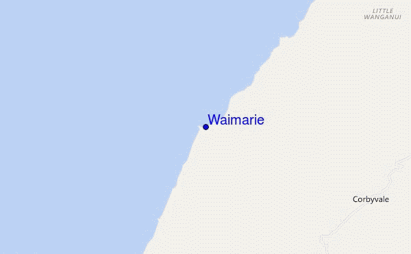 Waimarie location map