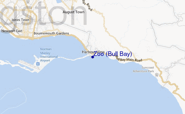 Zoo (Bull Bay) location map