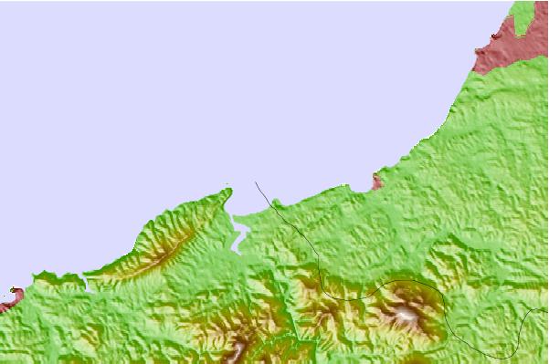 Locais de surf localizados perto de Belharra