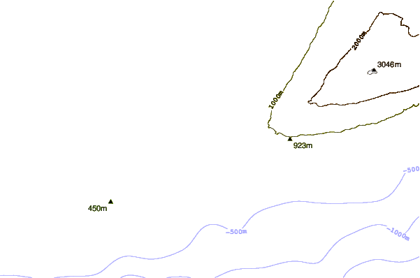 Litoral ao redor Big Beach