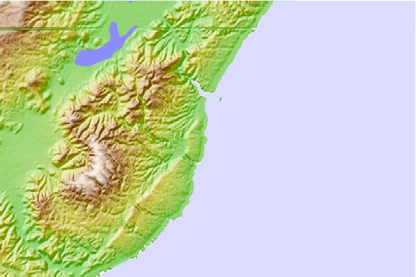 Locais de surf localizados perto de Dunedin - Bobs Beach