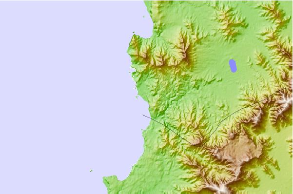 Locais de surf localizados perto de Cachagua