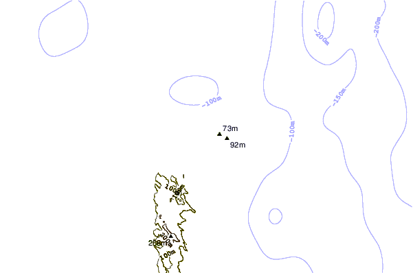 Litoral ao redor Moreton Island - Cape Moreton