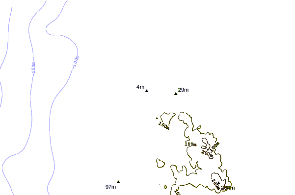 Litoral ao redor Cape St Martin