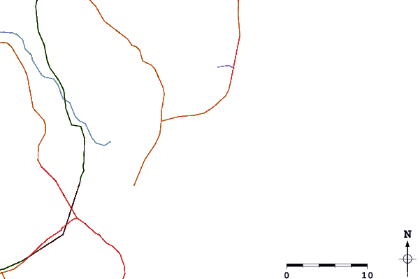 Estradas e rios ao redor Carapebus