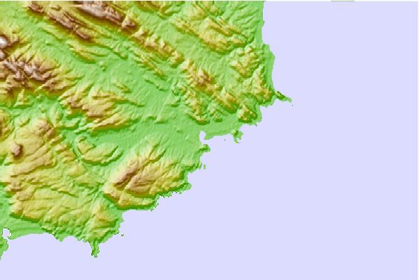 Locais de surf localizados perto de Catlins River Mouth