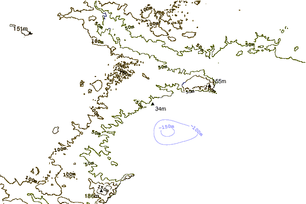 Litoral ao redor Cheynes Point