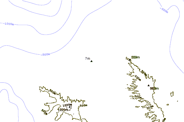 Litoral ao redor Chuns Reef