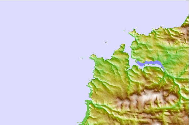 Locais de surf localizados perto de Constantine Bay
