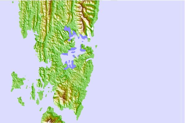 Locais de surf localizados perto de Corbyns Cove (South Andaman)