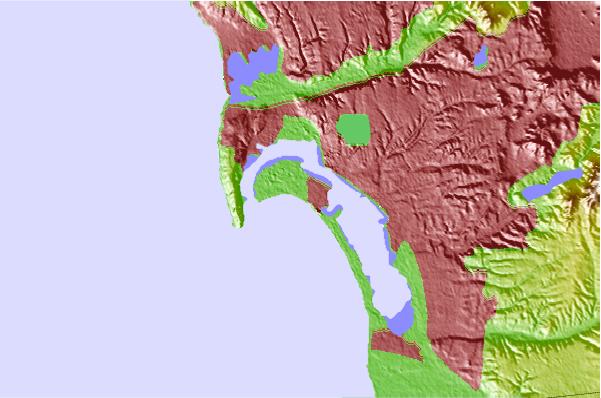 Locais de surf localizados perto de Coronado Beaches