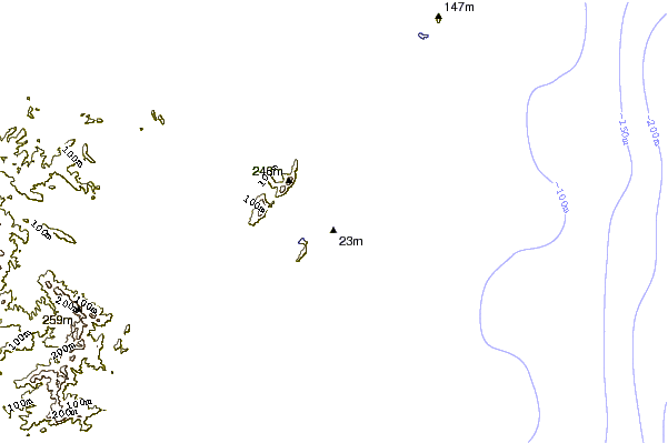 Litoral ao redor Crescent Head