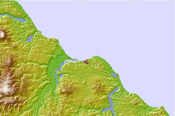 Locais de surf localizados perto de Curral