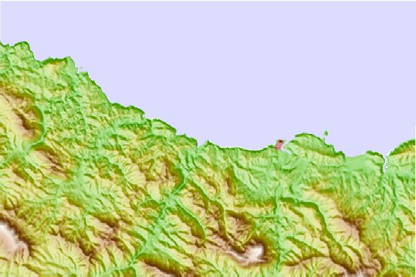 Locais de surf localizados perto de Deba
