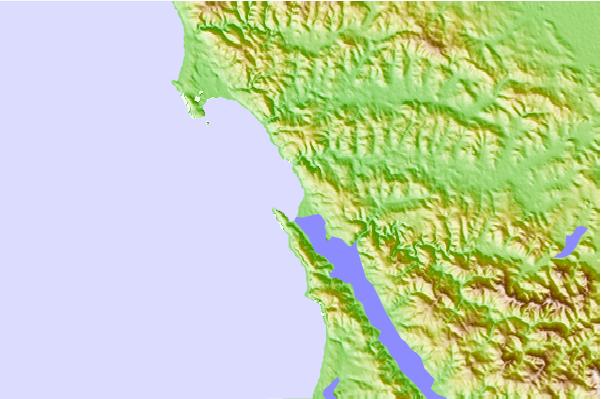 Locais de surf localizados perto de Dillon Beach