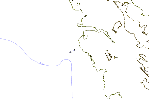 Litoral ao redor Donkin Bay