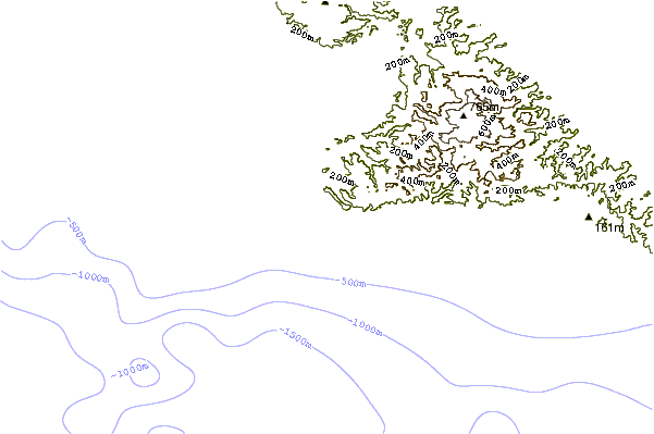 Litoral ao redor Drakes Bay
