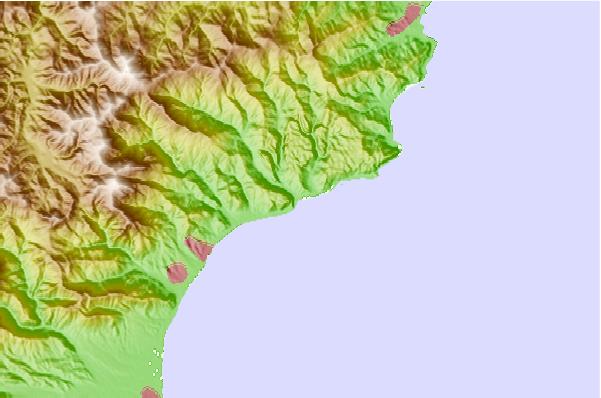 Locais de surf localizados perto de Finale Ligure