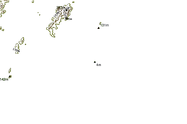 Litoral ao redor Galheta do Sul