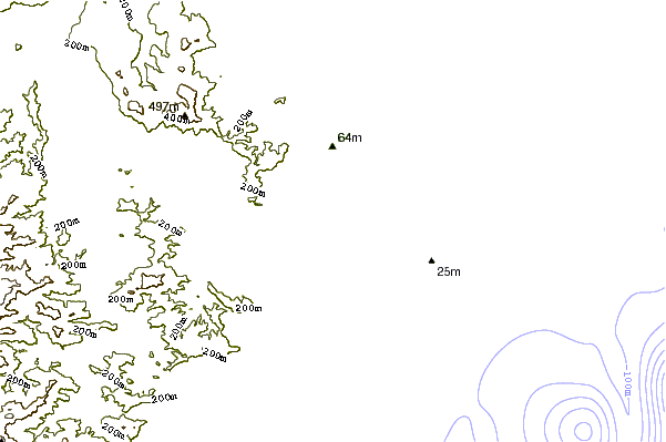 Litoral ao redor Gallows