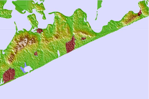 Locais de surf localizados perto de Georgica (East Hampton)